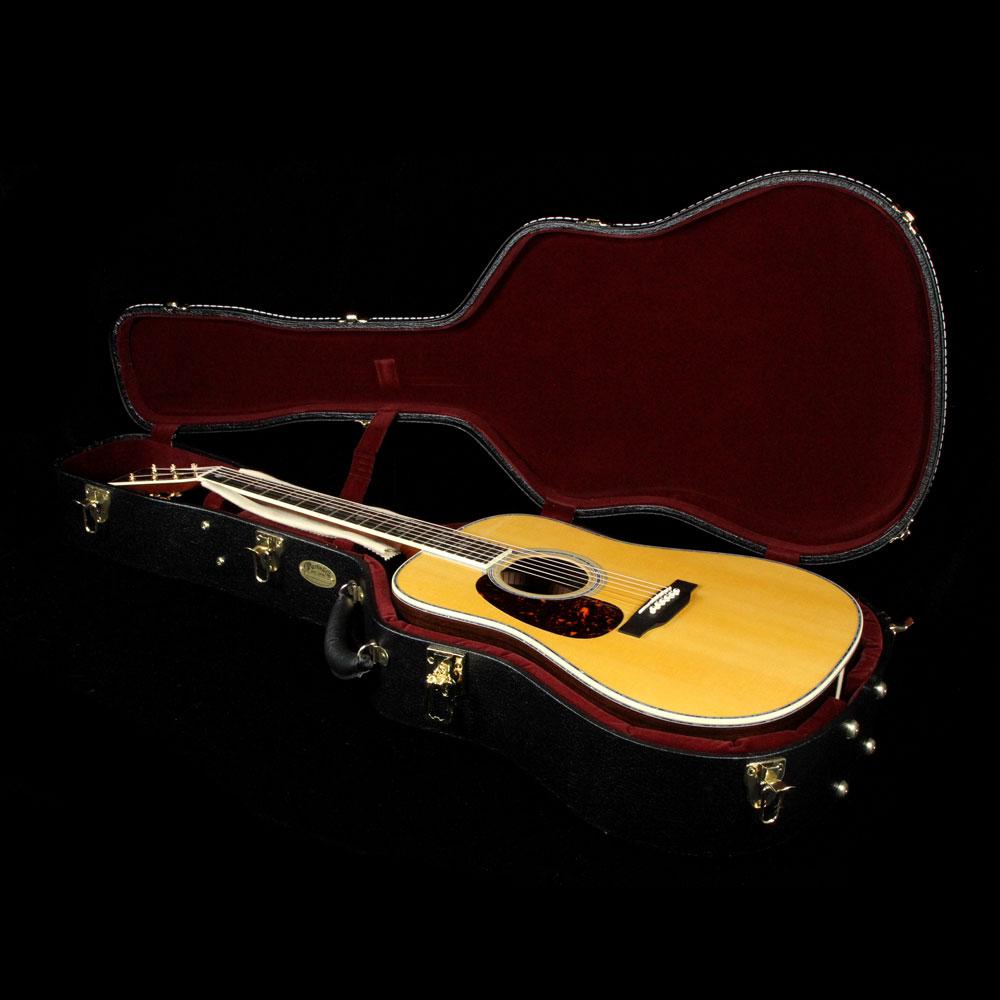 Martin D-45 Dreadnought Left-Handed Acoustic Guitar 2018 Natural — 8