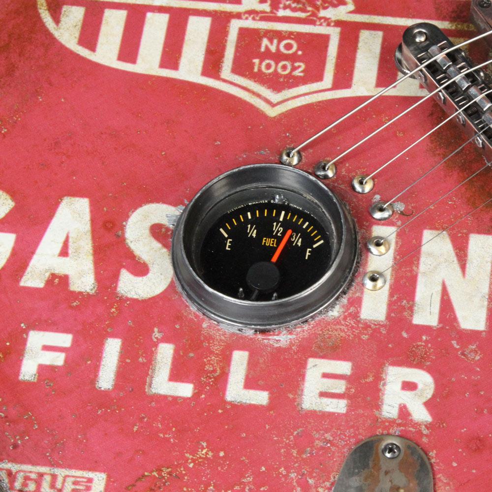 McSwain Gasoline SM-2 Electric Guitar Oil Can Graphics — 5
