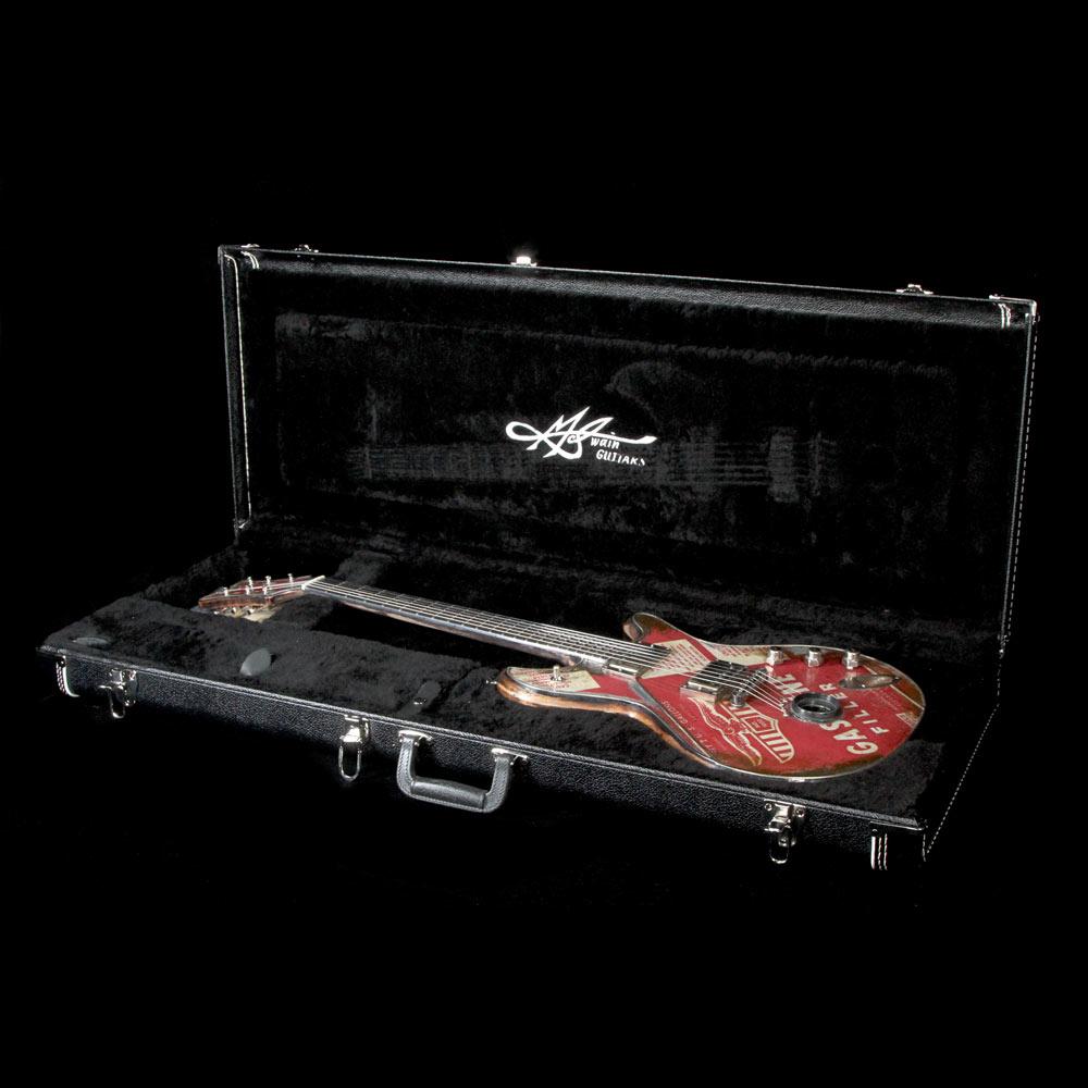 McSwain Gasoline SM-2 Electric Guitar Oil Can Graphics — 7