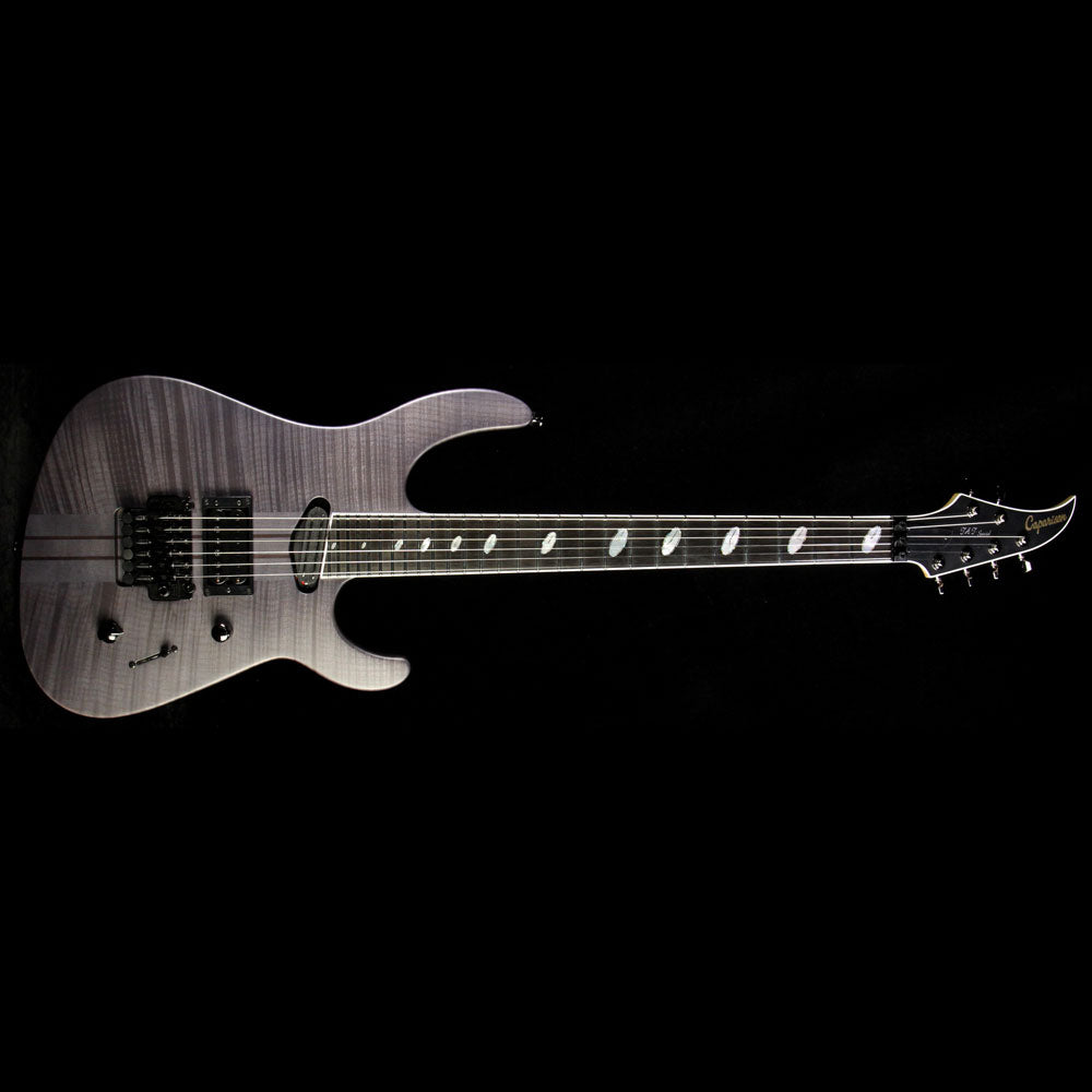 Used Caparison TAT Special FM Electric Guitar Trans Black Stain Matte — 2