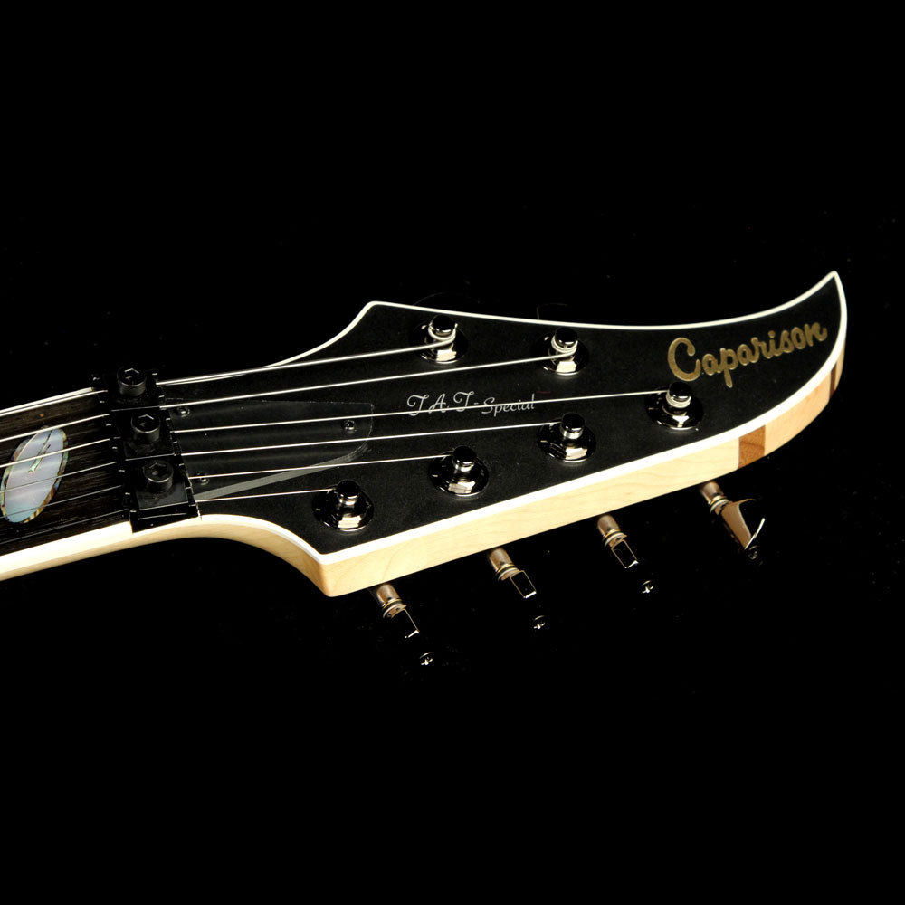 Used Caparison TAT Special FM Electric Guitar Trans Black Stain Matte — 4