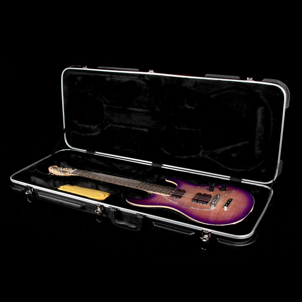 Ernie Ball Music Man Steve Morse Y2D Signature Flame Top Purple Sunset — 9