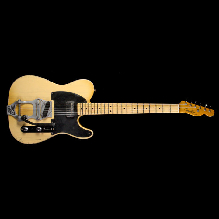 Fender Custom Shop Masterbuilt Paul Waller Bob Bain Son of a Gunn Telecaster Relic Electric Guitar Nocaster Blonde