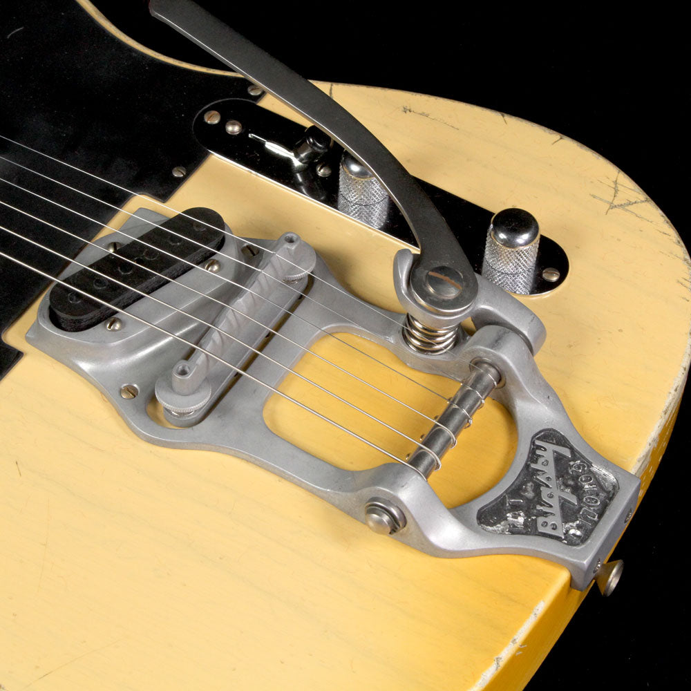 Fender Custom Shop Masterbuilt Paul Waller Bob Bain Son of a Gunn Telecaster Relic Electric Guitar Nocaster Blonde — 6