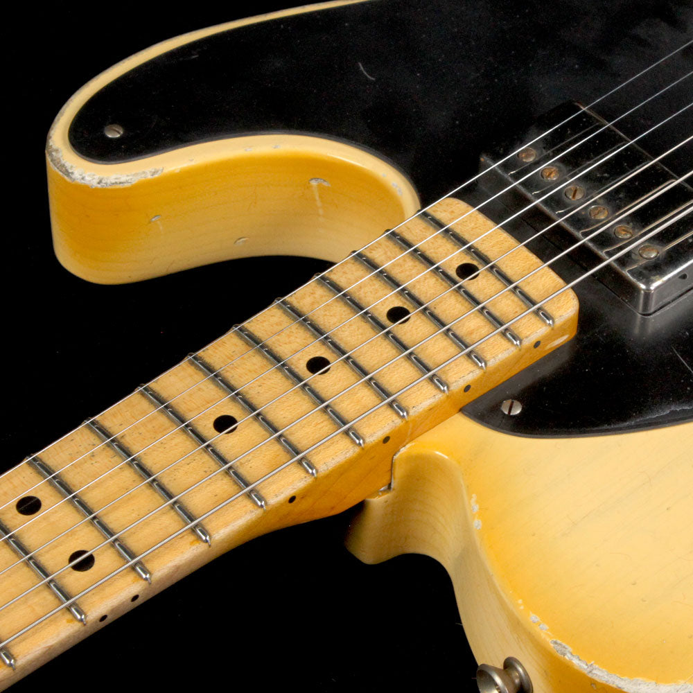 Fender Custom Shop Masterbuilt Paul Waller Bob Bain Son of a Gunn Telecaster Relic Electric Guitar Nocaster Blonde — 7