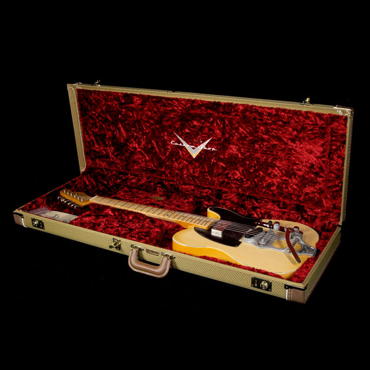 Fender Custom Shop Masterbuilt Paul Waller Bob Bain Son of a Gunn Telecaster Relic Electric Guitar Nocaster Blonde