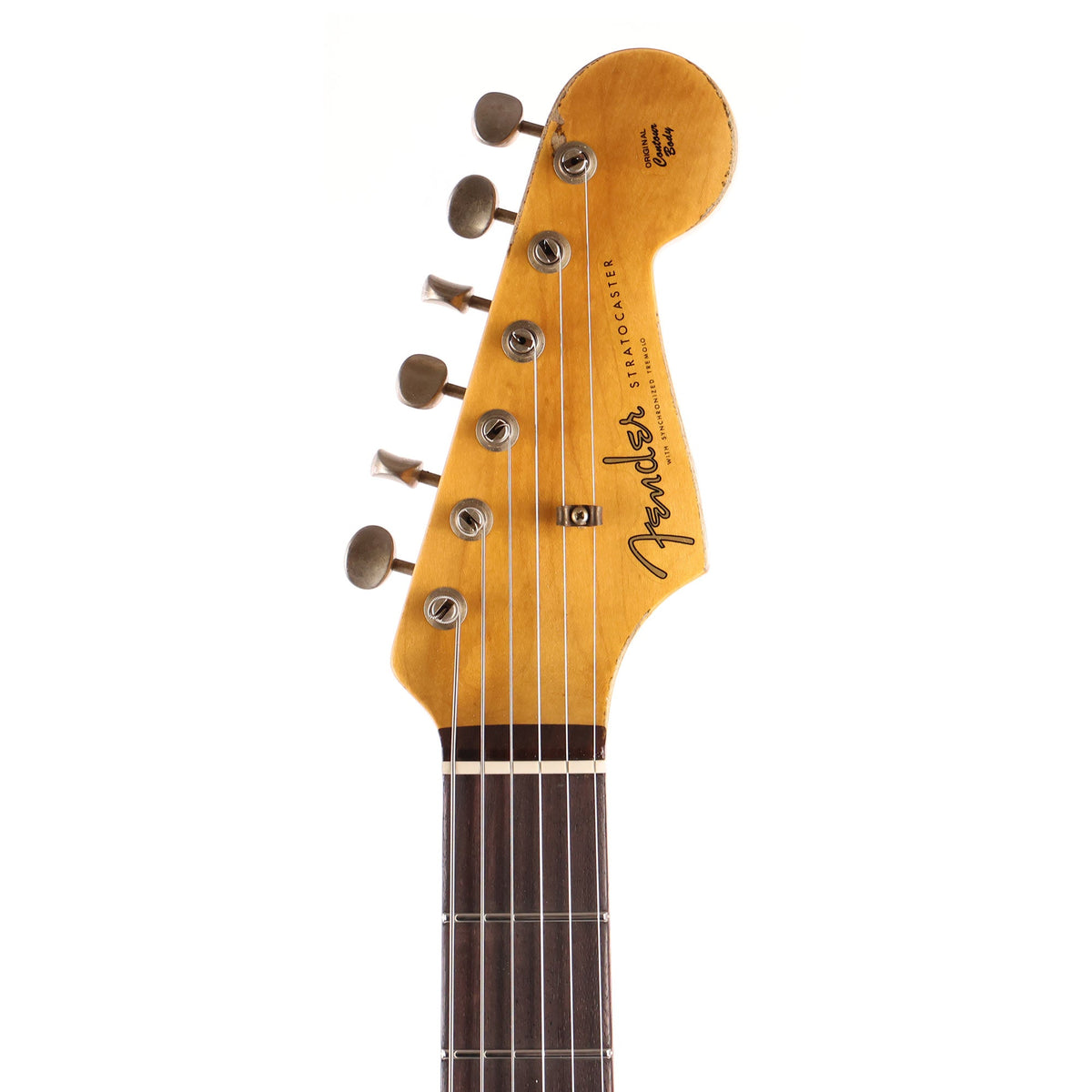 Fender Custom Shop NoNeck '60 Stratocaster Heavy Relic Black Music Zoo Exclusive — 4