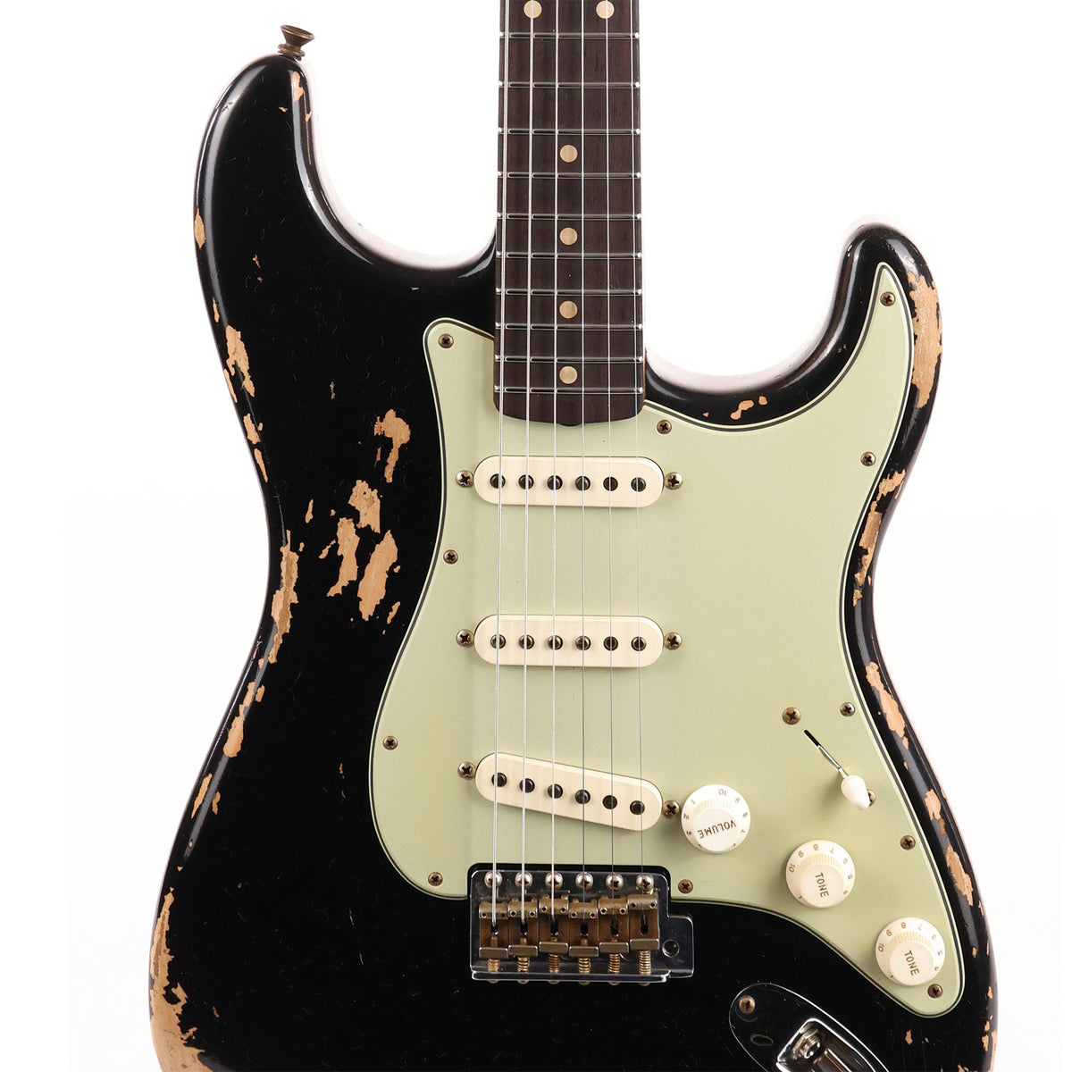 Fender Custom Shop NoNeck '60 Stratocaster Heavy Relic Black Music Zoo Exclusive — 6