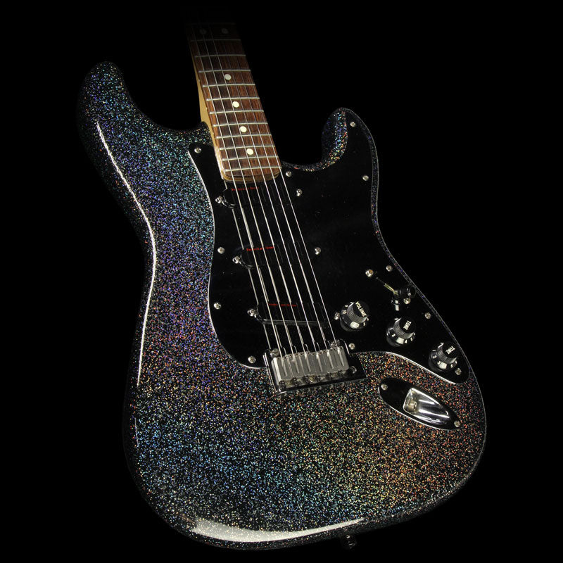 Used 1993 Fender Custom Shop Art Esparza Stratocaster Electric Guitar Black Holoflake — 1