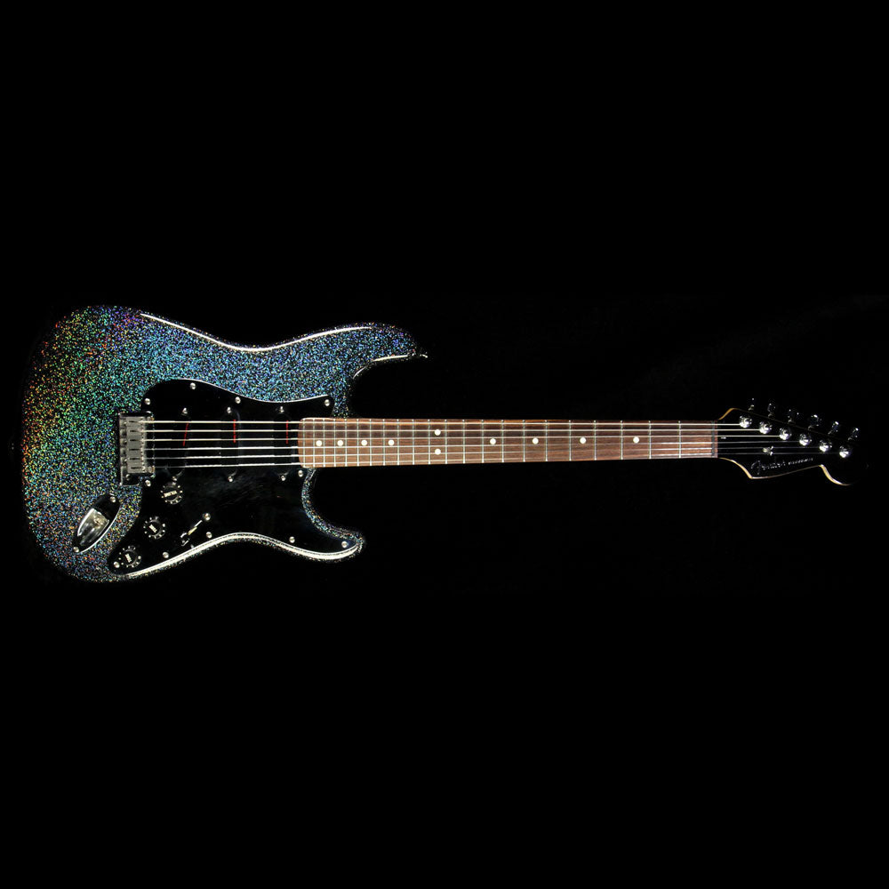 Used 1993 Fender Custom Shop Art Esparza Stratocaster Electric Guitar Black Holoflake — 2