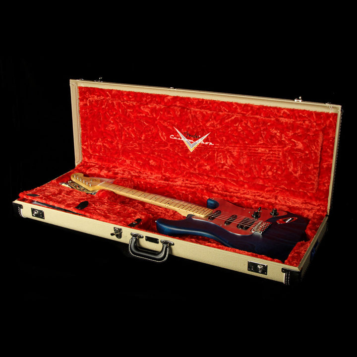 Used 2015 Fender Custom Shop Masterbuilt Jason Smith Stratocaster Guitar Satin Trans Turquoise