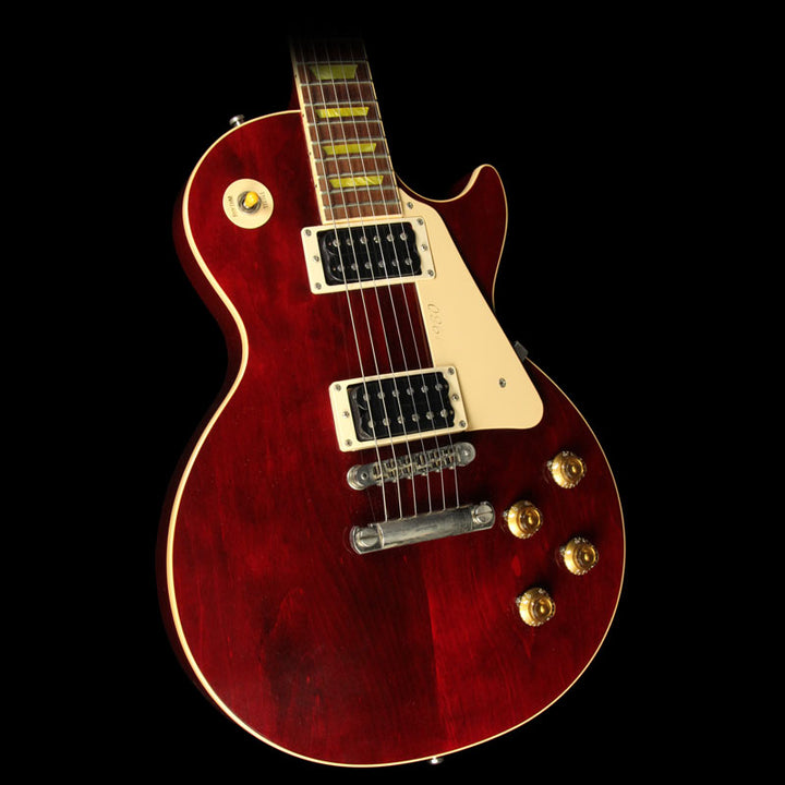 Used 2008 Gibson Les Paul Classic Electric Guitar Wine Red