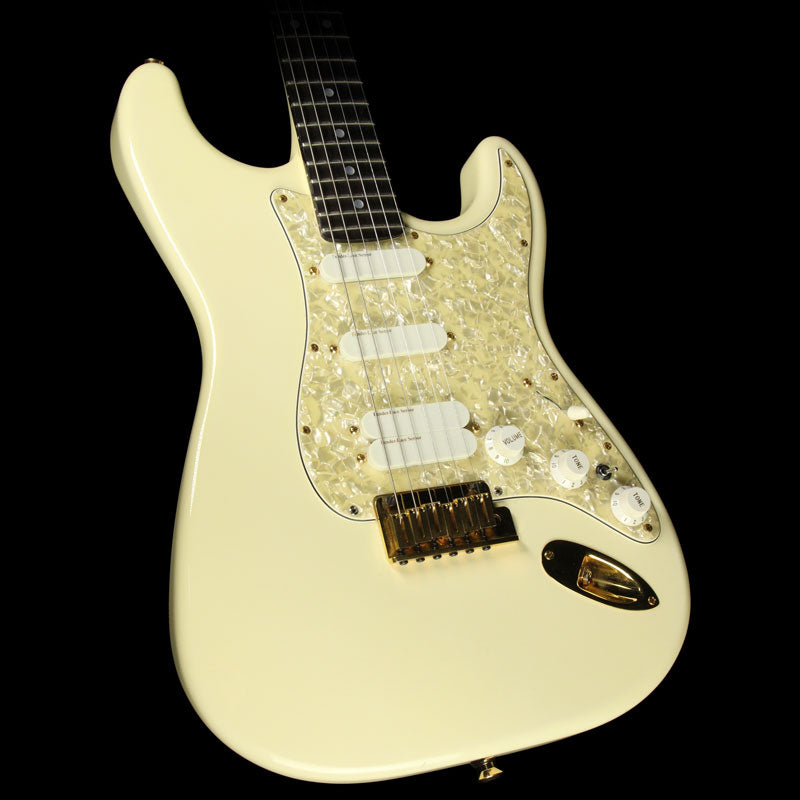 Used 1989 Fender Custom Shop Showmaster Electric Guitar Olympic White — 1