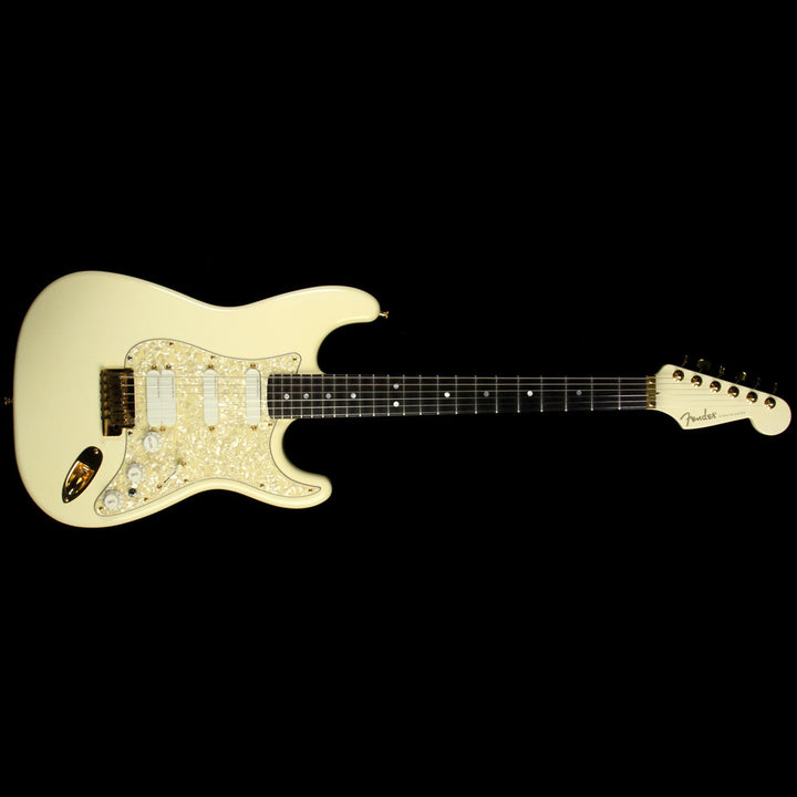 Used 1989 Fender Custom Shop Showmaster Electric Guitar Olympic White