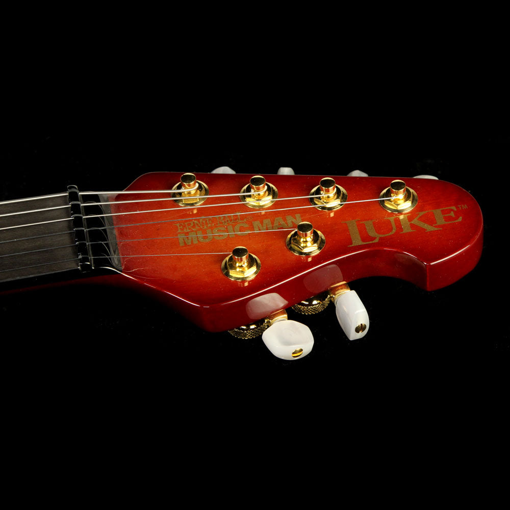 Used Ernie Ball Music Man Luke Ball Family Reserve Electric Guitar Koa Island Burst — 4