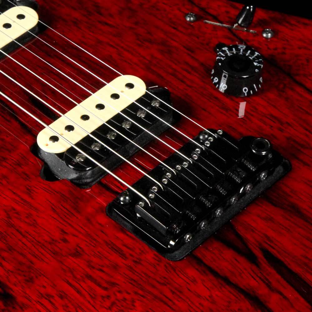 Suhr Modern Set Neck Black Limba Trans Red — 7