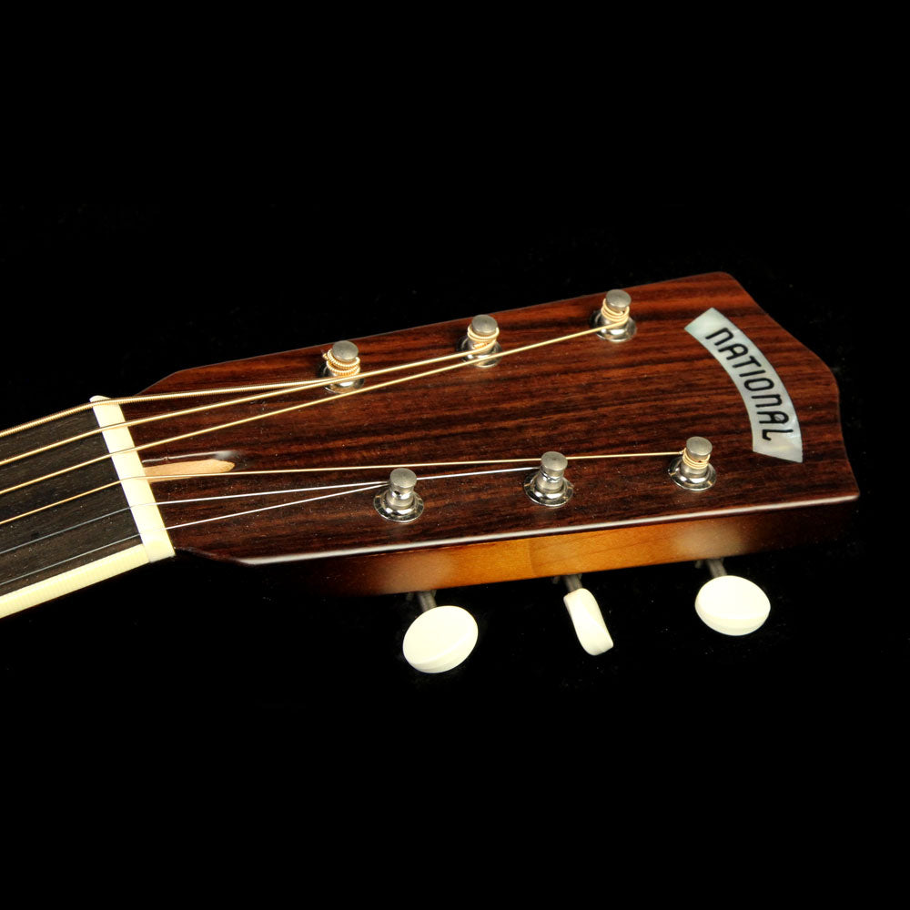 Used National Style O Resonator Acoustic Guitar Silver — 4