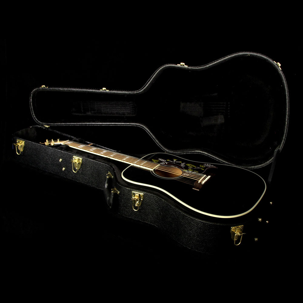 Used 2015 Gibson Hummingbird Limited Edition Acoustic Guitar Ebony — 5
