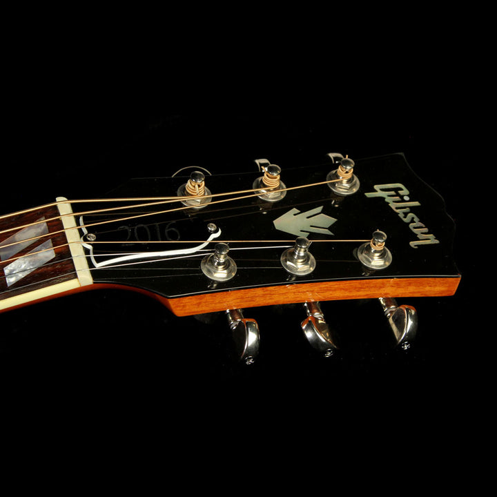 Used 2015 Gibson Montana Hummingbird Acoustic Guitar Heritage Cherry Sunburst