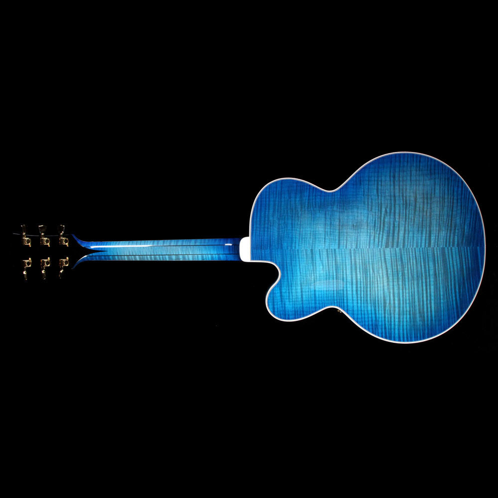 Gibson Custom Shop Byrdland Archtop Electric Guitar Bahama Blue Burst — 3
