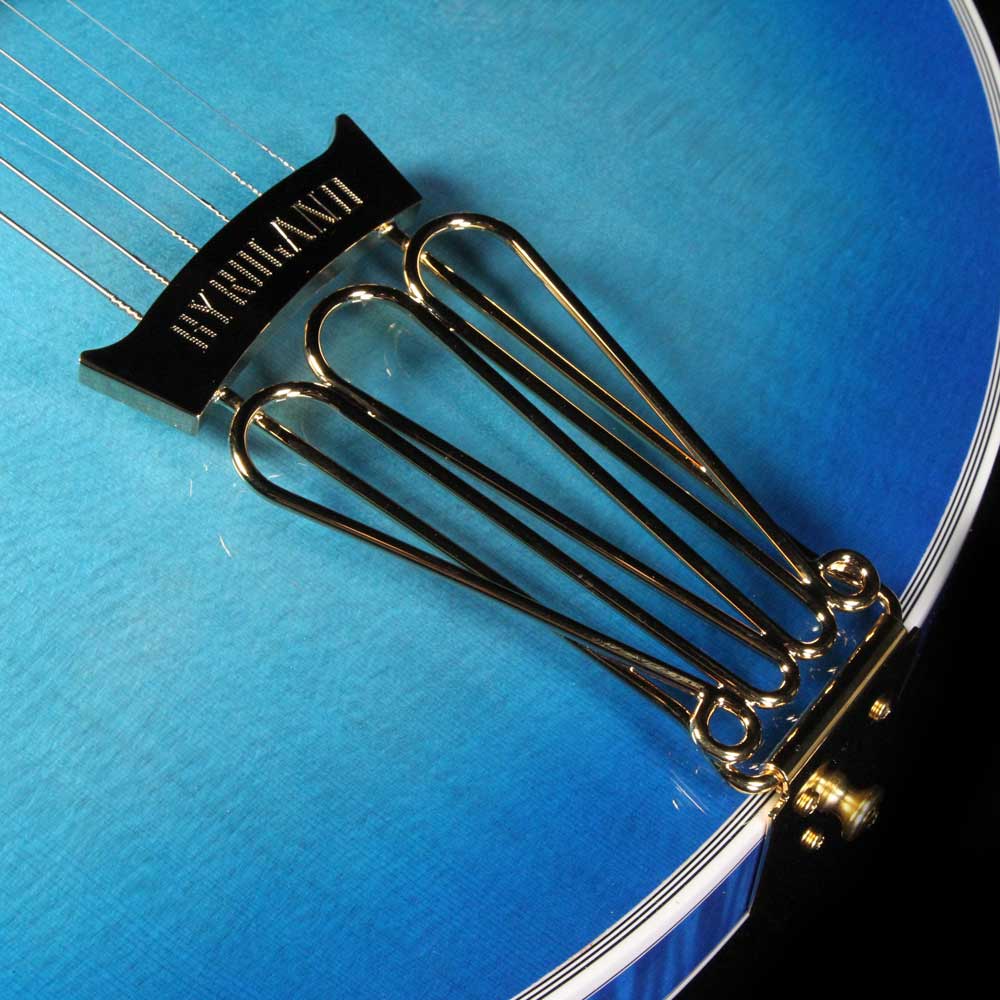 Gibson Custom Shop Byrdland Archtop Electric Guitar Bahama Blue Burst — 5