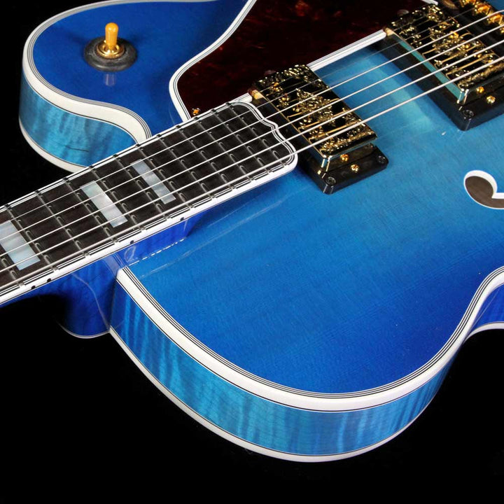 Gibson Custom Shop Byrdland Archtop Electric Guitar Bahama Blue Burst