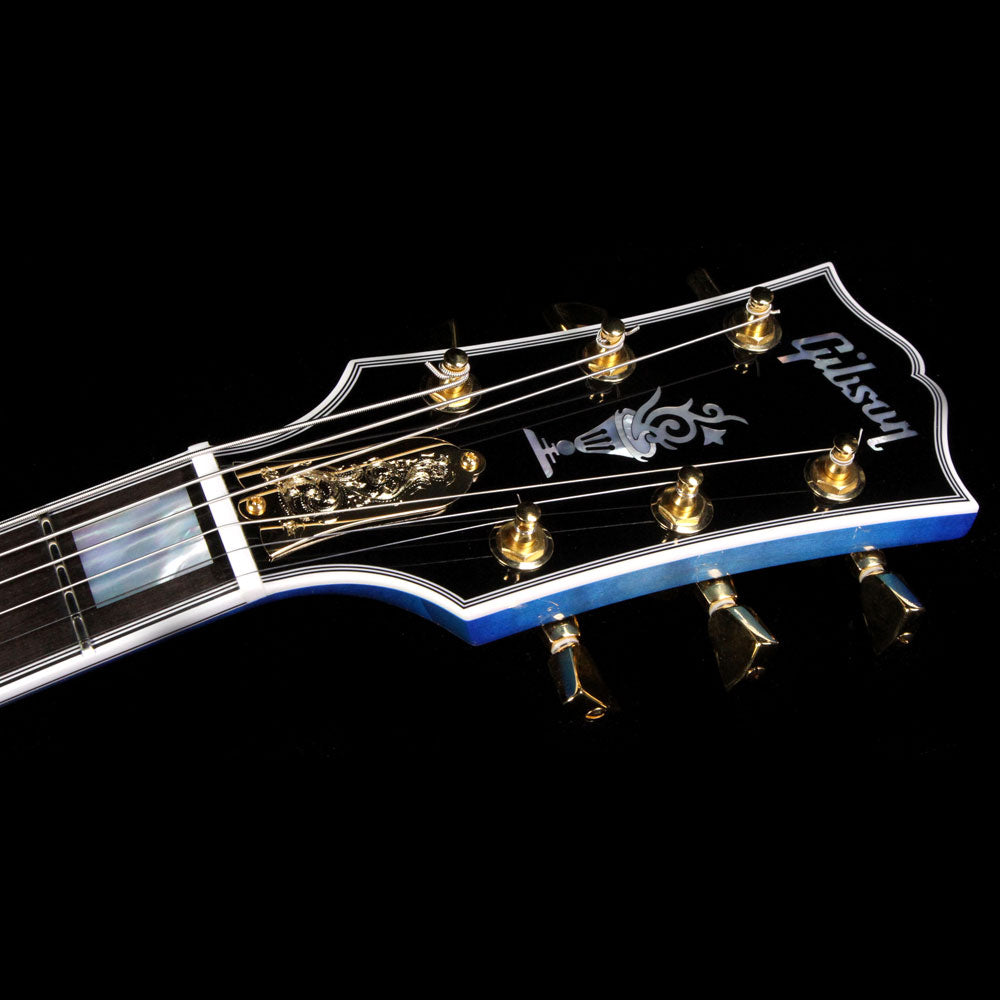 Gibson Custom Shop Byrdland Archtop Electric Guitar Bahama Blue Burst — 8