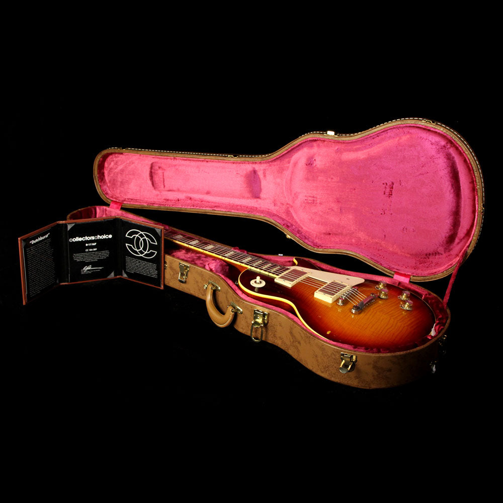 Used 2014 Gibson Custom Shop  Collector's Choice #18 Dutchburst '60 Les Paul Electric Guitar Dark Burst — 8