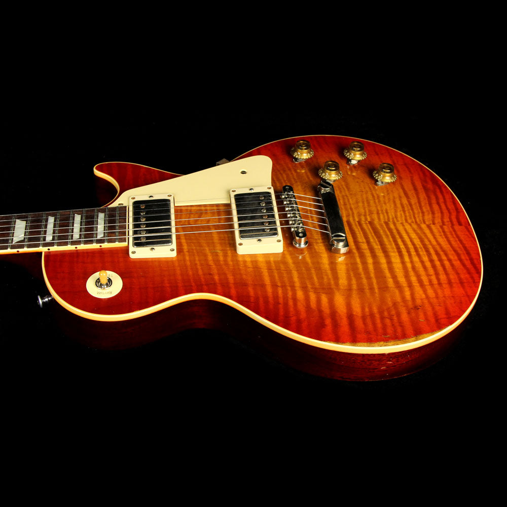 Used 2015 Gibson Custom Shop Music Zoo Exclusive Historic Select Roasted Reissue '59 Les Paul Electric Guitar Aged Washed Cherry — 5
