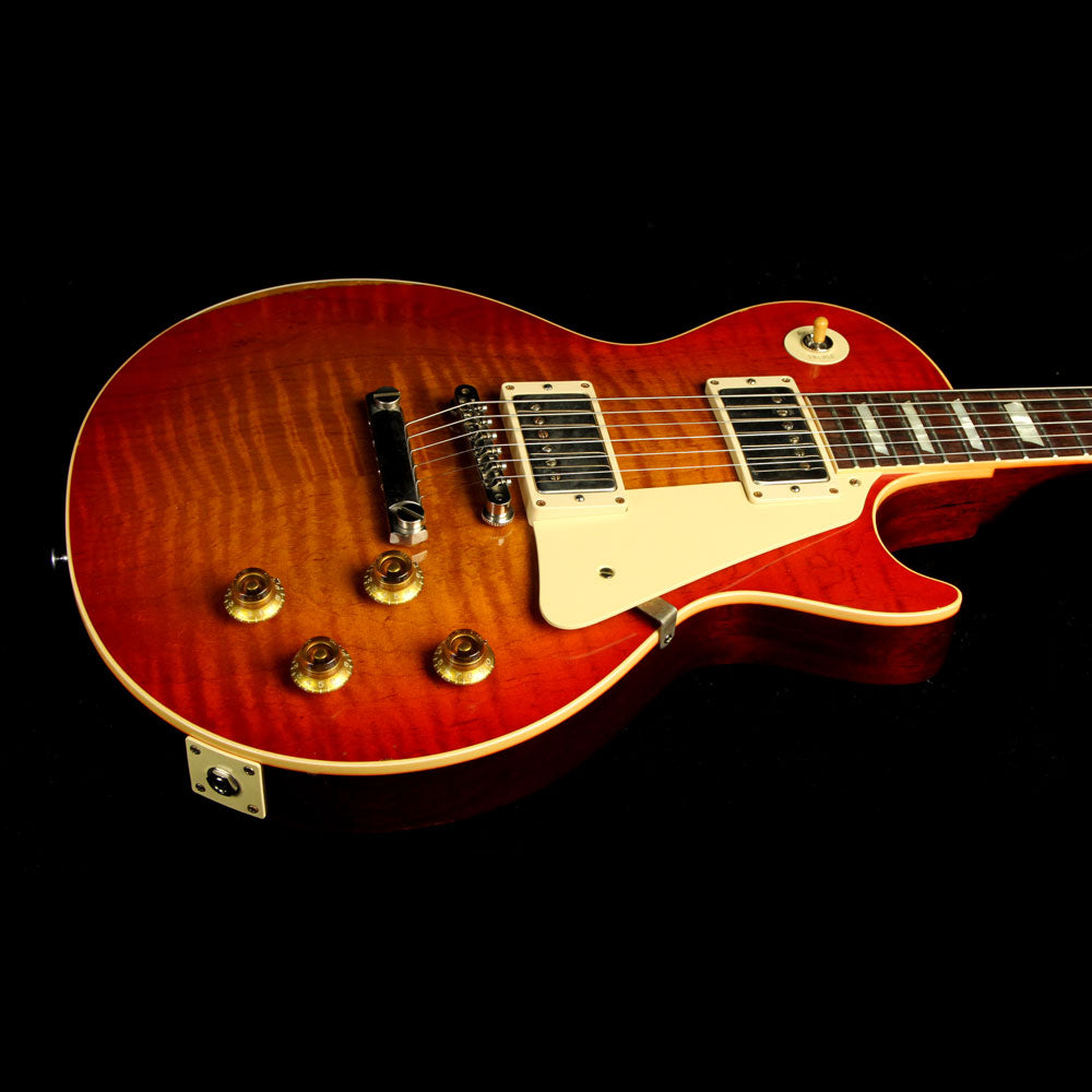 Used 2015 Gibson Custom Shop Music Zoo Exclusive Historic Select Roasted Reissue '59 Les Paul Electric Guitar Aged Washed Cherry — 7