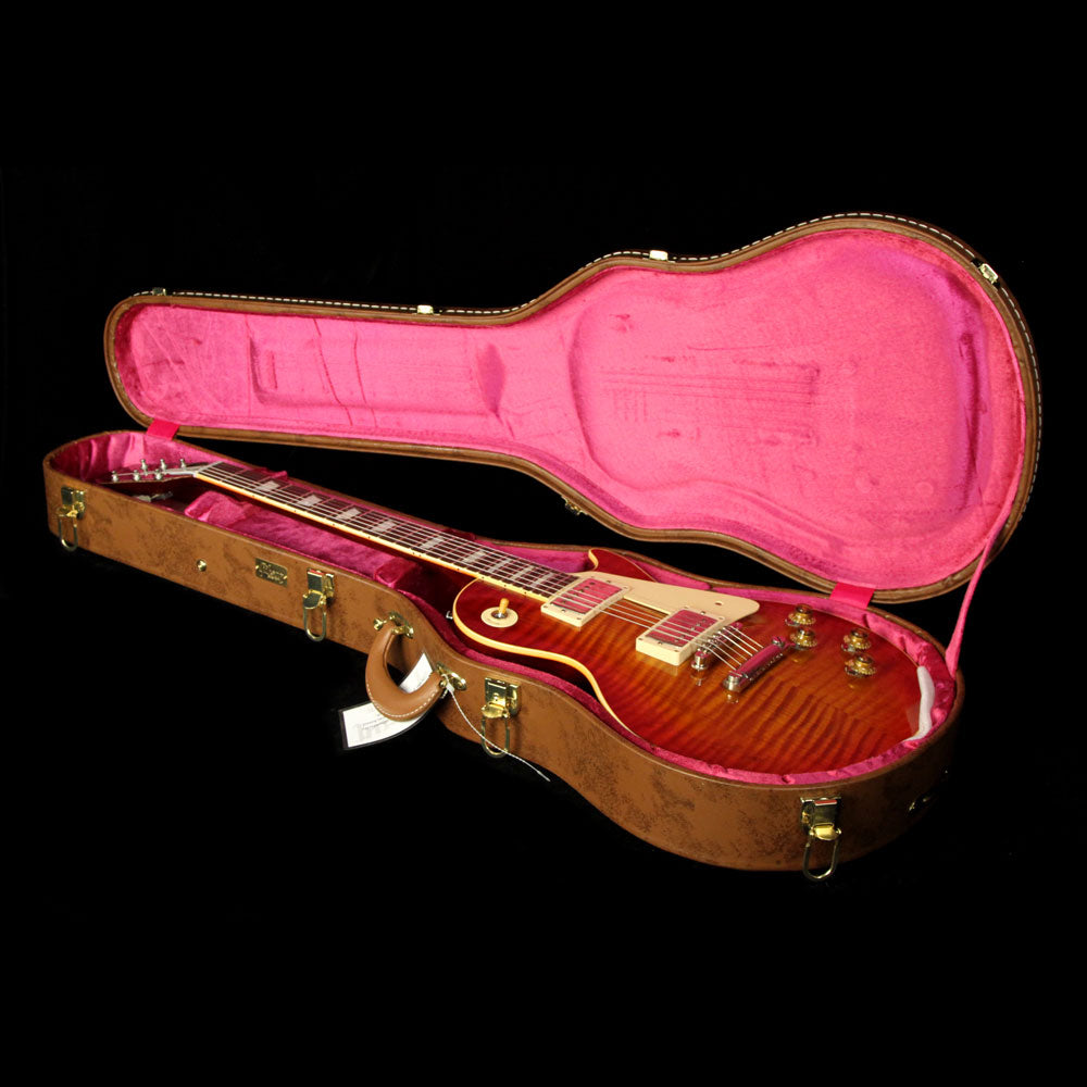 Used 2015 Gibson Custom Shop Music Zoo Exclusive Historic Select Roasted Reissue '59 Les Paul Electric Guitar Aged Washed Cherry — 8