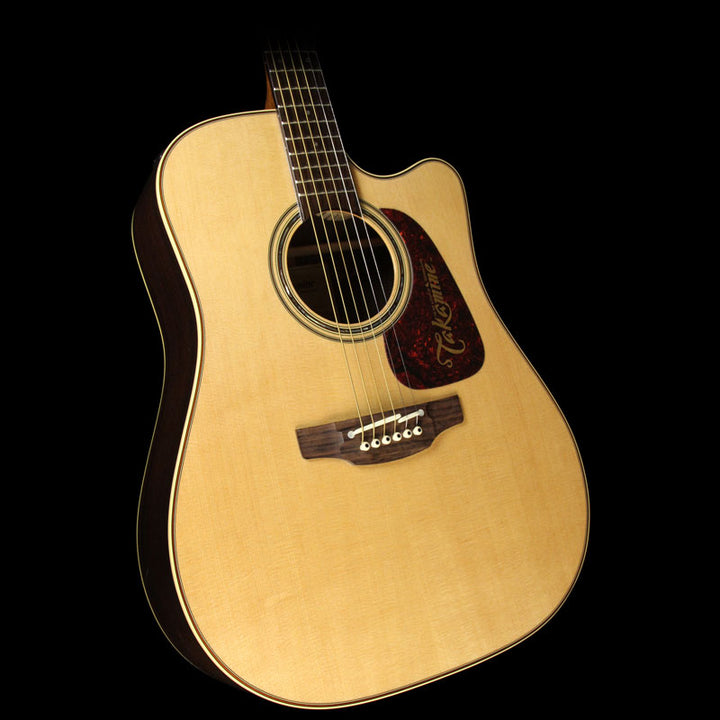 Used Takamine P5DC Dreadnought Acoustic Guitar Natural