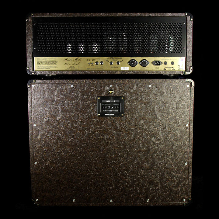Used  Marshall Limited Edition JCM800 2203 100 Watt Guitar Head Amplifier and 2x12 Cabinet Western Tolex