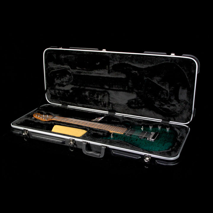 Ernie Ball Music Man JP15 John Petrucci 7-String Electric Guitar Quilt Top Teal