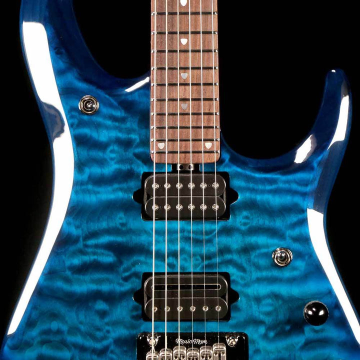 Ernie Ball Music Man BFR John Petrucci JP6 Balboa Blue Quilt