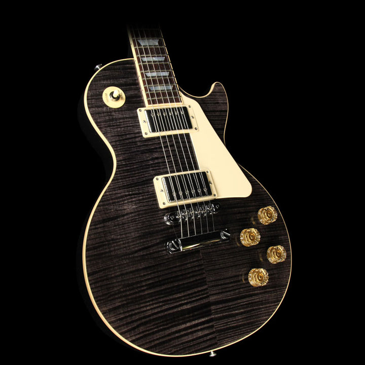 Used 2016 Gibson Les Paul Standard HP Electric Guitar Trans Black