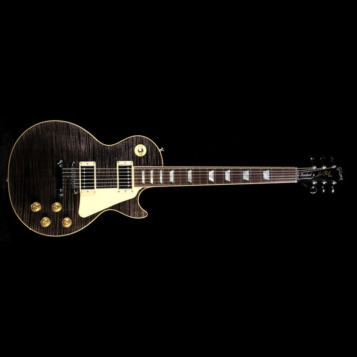 Used 2016 Gibson Les Paul Standard HP Electric Guitar Trans Black