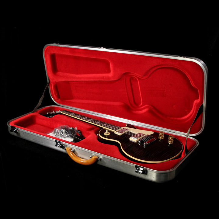 Used 2016 Gibson Les Paul Standard HP Electric Guitar Trans Black