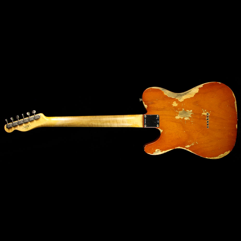 Fender Custom Shop 2017 Limited 1963 Telecaster Heavy Relic Electric Guitar Faded Violin Burst — 3