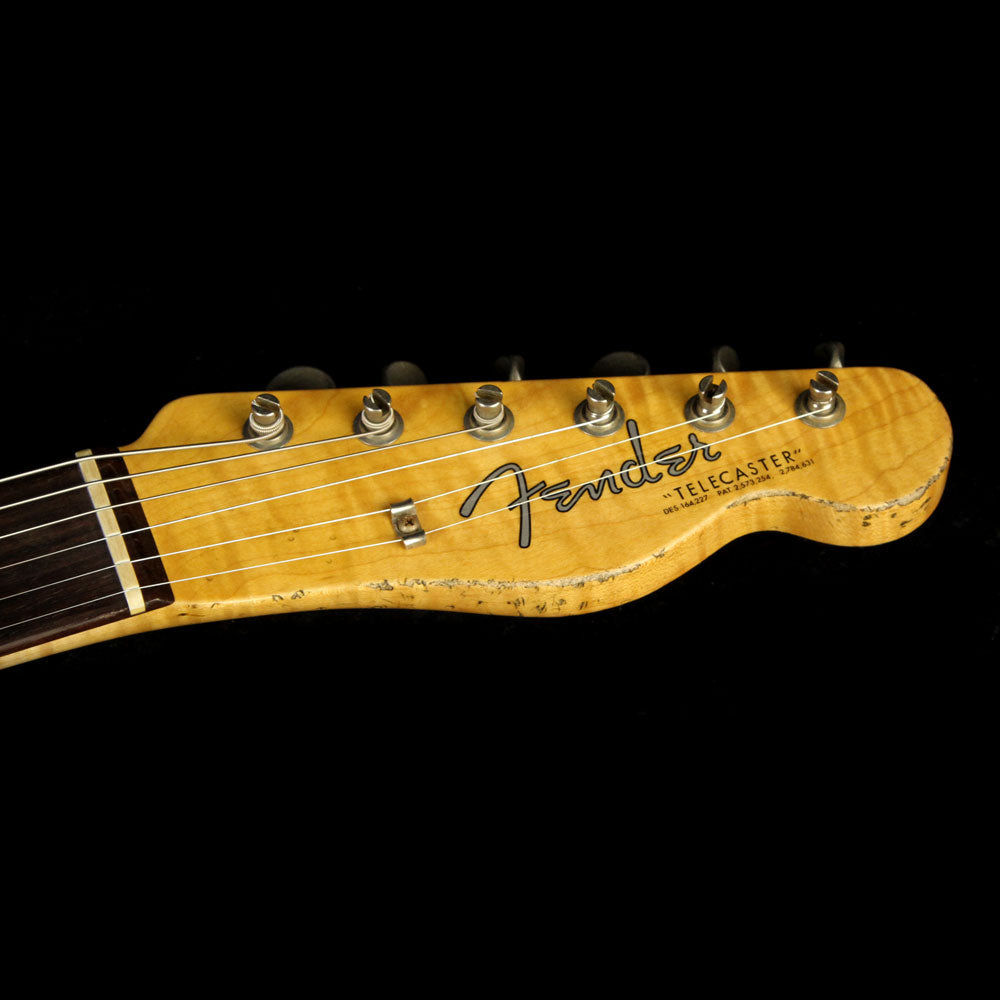 Fender Custom Shop 2017 Limited 1963 Telecaster Heavy Relic Electric Guitar Faded Violin Burst — 4