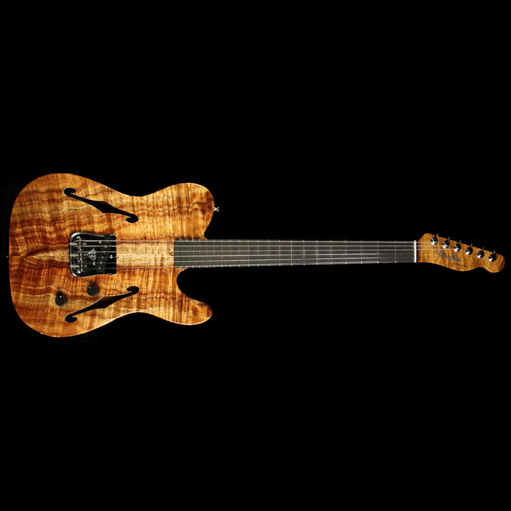 Fender Custom John Page Founders Design Double F-Hole Esquire Electric Guitar Natural — 2