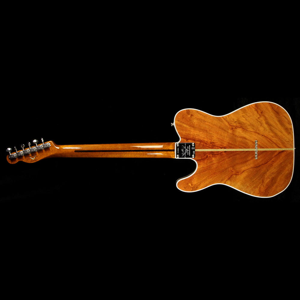 Fender Custom Shop Fred Stuart Founders Design Double Herringbone Telecaster Electric Guitar Natural — 3