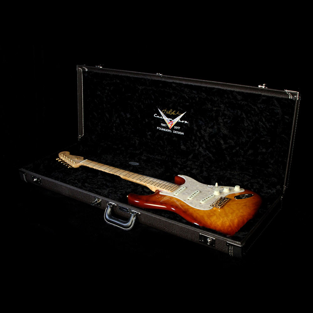 Fender Custom Shop J.W. Black Founders Design Stratocaster Tobacco Sunburst — 6