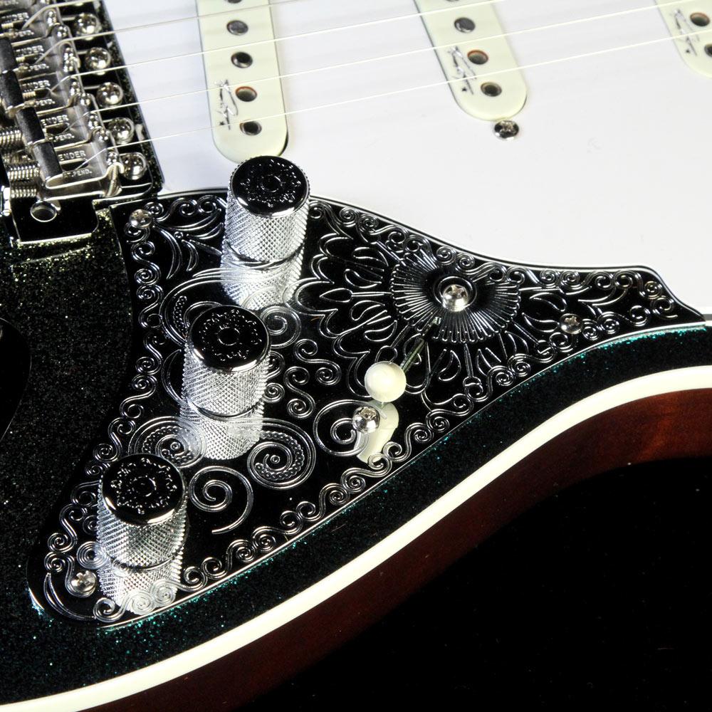 Fender Custom Shop Mark Kendrick Founders Design Stratocaster Golden Teal Sparkle Burst — 5