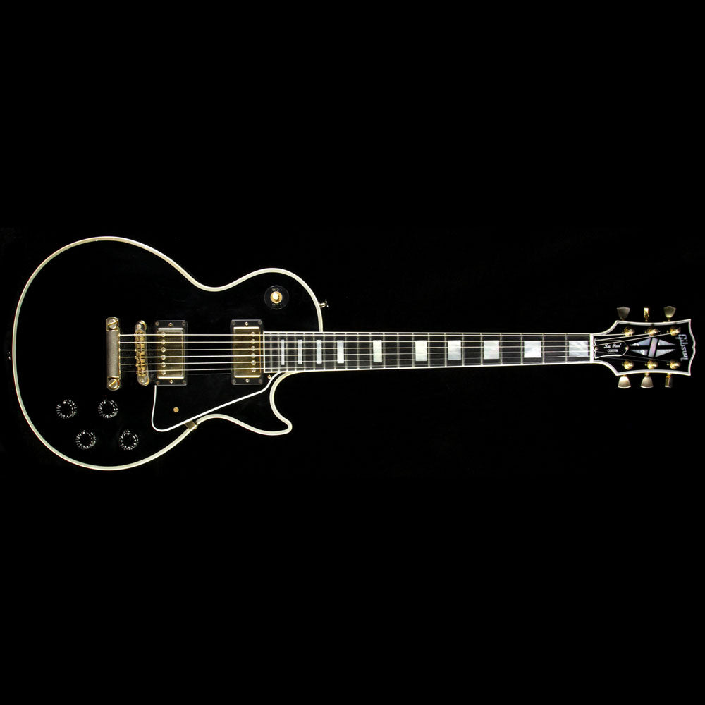 Used 2009 Gibson Custom Shop Les Paul Custom Electric Guitar Ebony — 2