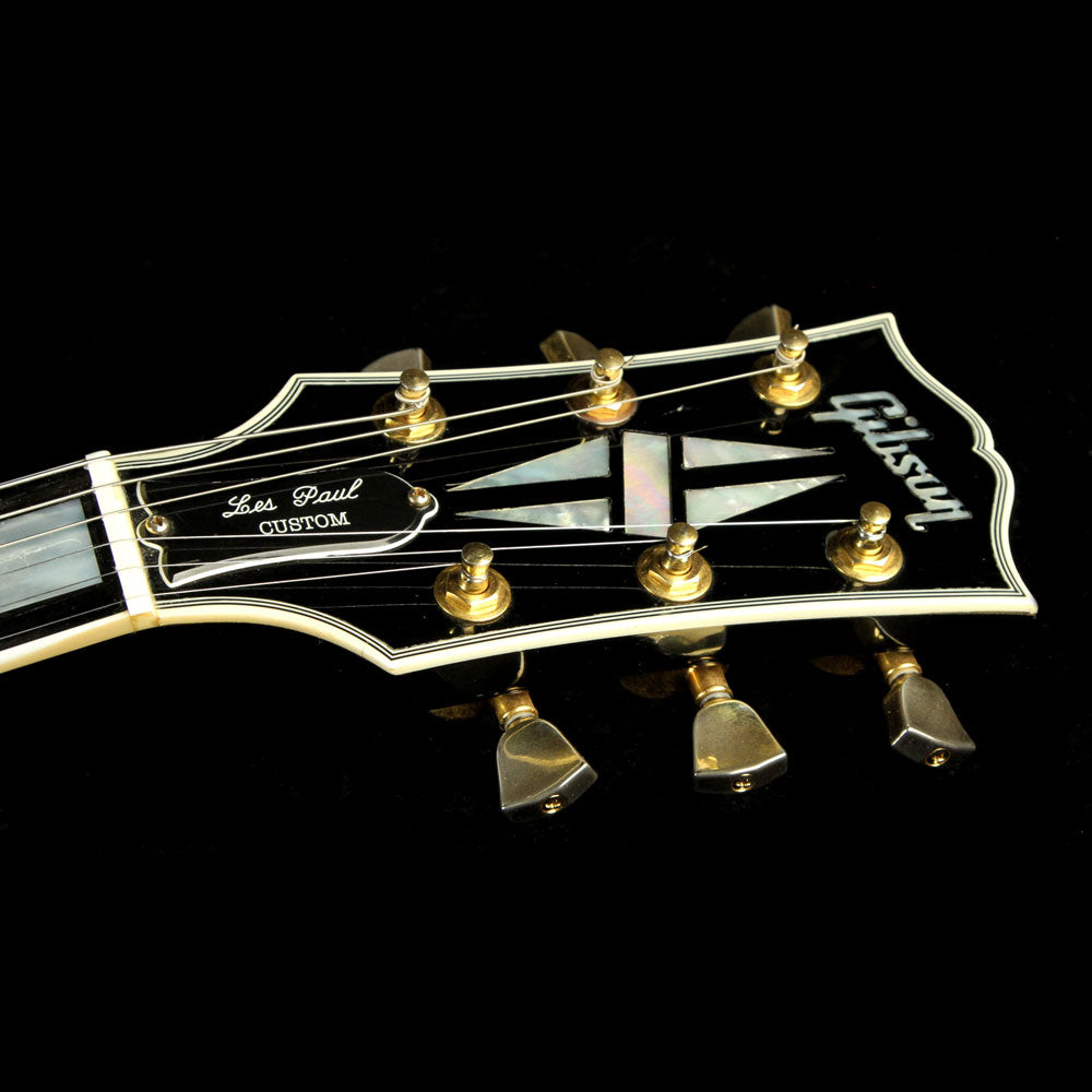 Used 2009 Gibson Custom Shop Les Paul Custom Electric Guitar Ebony — 4