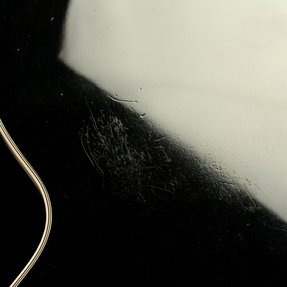 Used 2009 Gibson Custom Shop Les Paul Custom Electric Guitar Ebony — 7