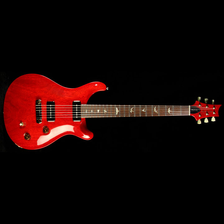 Used 2007 Paul Reed Smith Korina McCarty Soapbar Electric Guitar Vintage Cherry with Brazilian Rosewood Fretboard