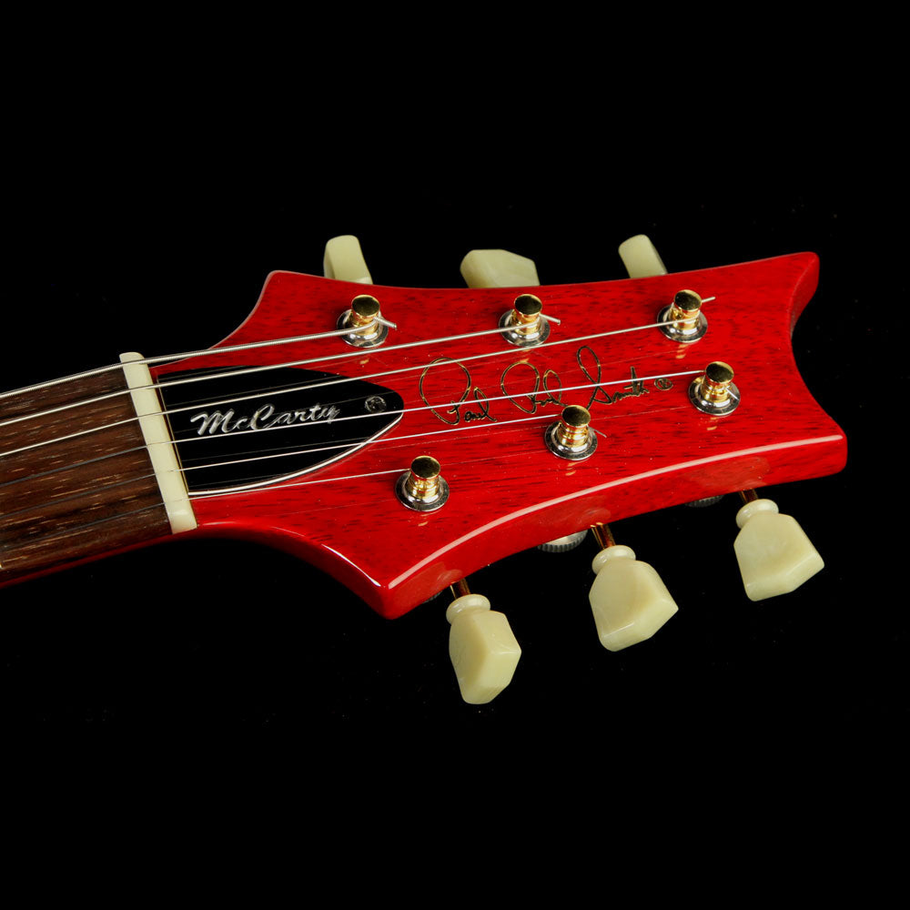 Used 2007 Paul Reed Smith Korina McCarty Soapbar Electric Guitar Vintage Cherry with Brazilian Rosewood Fretboard — 4