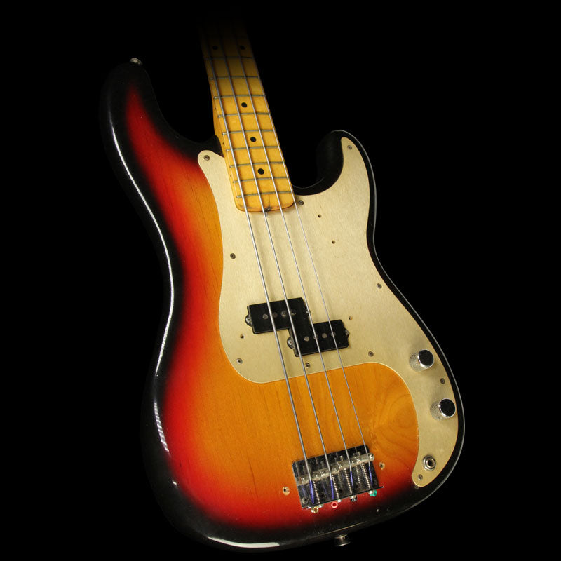 Used 1958 Fender Precision Bass Electric Bass Refinished 3-Tone Sunburst — 1